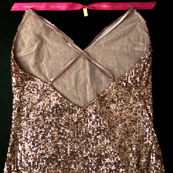 VICTORIA'S SECRET DRESS ROSE GOLD OR GREEN NWT S - Picture 8 of 11